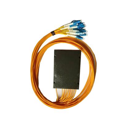 China FTTH PLC Splitter 1*16 ABS Cassette Fiber Optic LC Splitter/UPC Fiber Optic Connector for sale