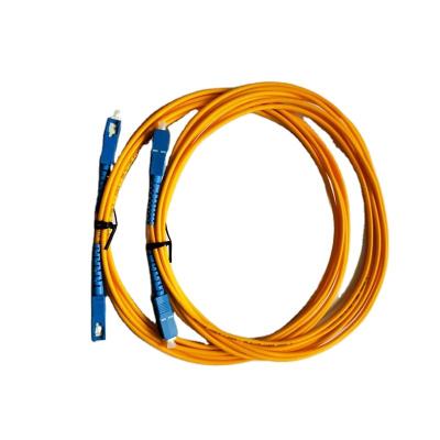 China Single Mode Fiber Optic Soft Simplex SC UPC APC Jumper Patch Cord for sale