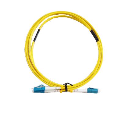 China FTTH Single Mode Dual Core LC UPC Jumper Carrier Grade Connector Jumper Optical Fiber Extension Cable for sale