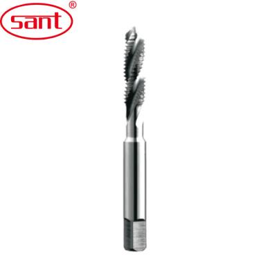 China JIS HIGH SPEED STEEL White Spiral Fluted Metric Fine Tap Thread CNC Tools Cobalt Prop Thread Machine Tap M18 To M20 for sale