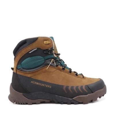 China High quality rubber waterproof action leather outdoor shoes for men for sale