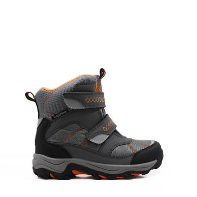 China 2021 New Arrival Waterproof Hiking Boot Boys Outdoor Comfortable Waterproof Hook-Loop System Waterproof Hike Boot for sale