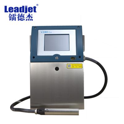 China V280plus Inkjet Printer Glass Bottle Expiry Printing Machine Date Time Fast Speed for sale