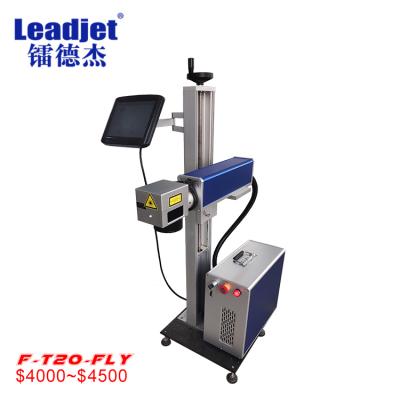 China Laser Marking Leadjet Lower Price And 20W Fiber Flight Laser Marking Machine Due Date High Speed ​​Laser Printer for sale