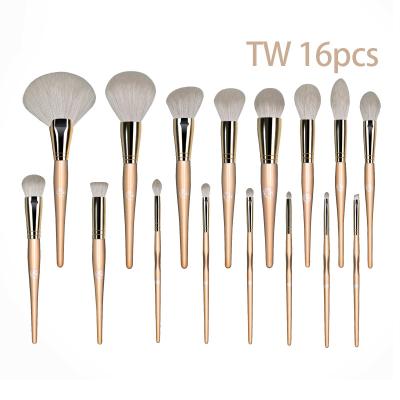 China Experience Luxurious ENERGY Customize Logo 16pcs Super Soft Synthetic Hair Makeup Brush Set for sale