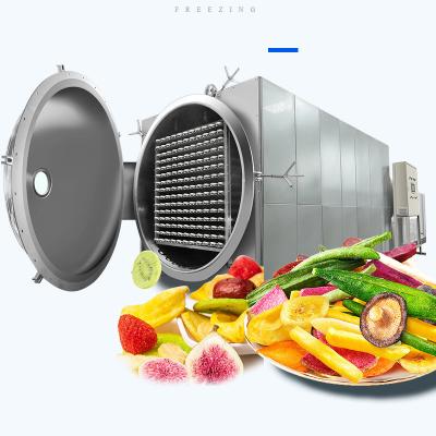 China Fruit Strawberry Large Capacity Industrial Freeze Dryer Machine Silicone Oil Vacuum Freeze Dryers 10 - 2000 Kg for sale