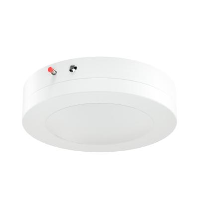 China Dimmable 120-277V Rechargeable Battery 120-277V ETL Rechargeable Battery Dimmable Mount Emergency Ceiling Light 6 Inch Disc Style Emergency Flush Mount for sale