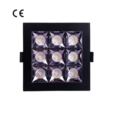 China Modern CE 9 Cell Laser LED Blade Internal Recessed Down Light With Juntcion Remote Box LED Slotter Downlight for sale