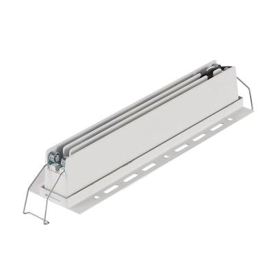 China ETL 10 Cell Modern Trimless Dimmable IC Rated LED Micro Beveled Ray Recessed Down Light Led Linear High Bay Light for sale