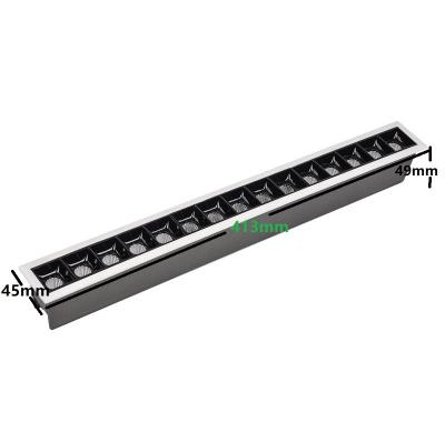 China Shenzhen Modern Recessed Lighting Factory Slim Linear Led Light Led Linear Light With Balance ETL Certification for sale