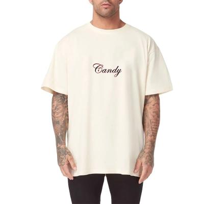 China Wholesale QUICK DRY Oversized Drop Shoulder Wholesale Men's Custom 100%cotton T-shirt Manufacturer T-shirt Screen Printing Graphic Tee for sale