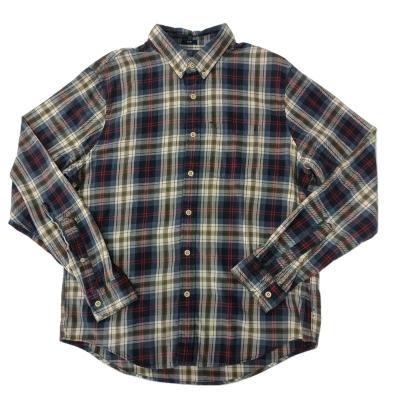 China Wholesale Custom Plaid Fashion Stretch Streetwear Anti-pilling Anti-pilling Men Oversized Flannel Shirt for sale