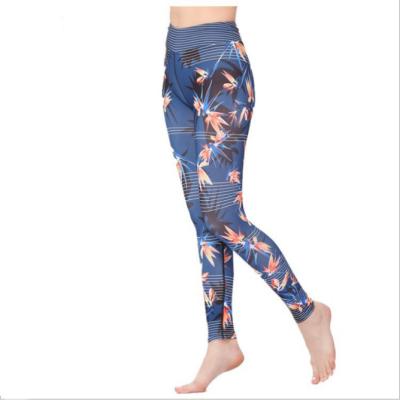 China 2019 Hot Selling Custom Made Women Latex Printing Gym Yoga Leggings Breathable for sale