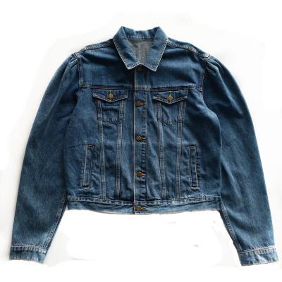 China 2022 spring breathable Autumn Custom Long Sleeve Women Jean Jacket Denim Active Jacket blue for sale