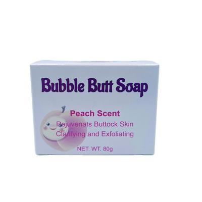 China NEW Hot Selling Private Logo Buttocks Base Cleansing Skin Exfoliating Booty Clarifying Hips Care Bubble Butt Soap for sale