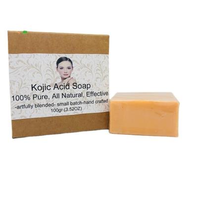 China Private Logo Available Skin Whitening Kojic Acid Base Cleansing Soap With Papaya for sale