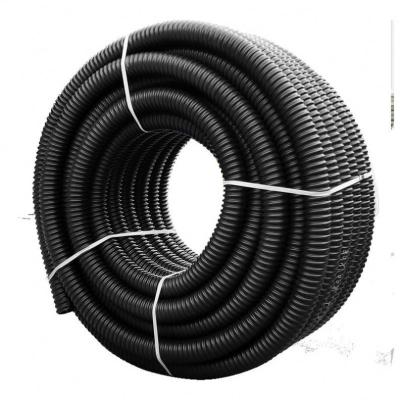 China Geotextile Wrapped Perforated Earth Drain Coil Pipe Equal for sale