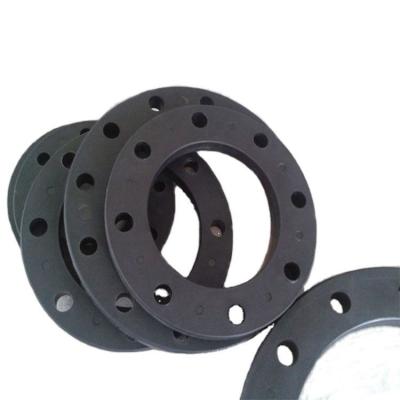 China Plastic Pipe Fitting PP Coated Flange HDPE Steel Support Flange Steel Plate Ring for sale