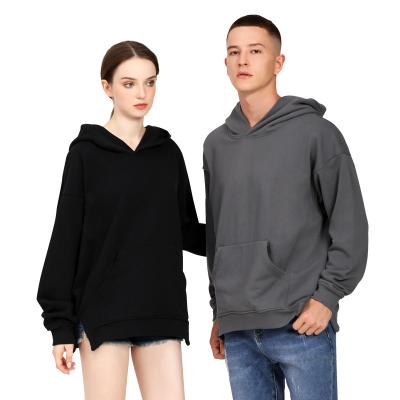 China New Style Hooded Quilting Women's Kangaroo Pocket Solid Color Pullover Winter Oversized Front Hoodie QUICK DRY for sale