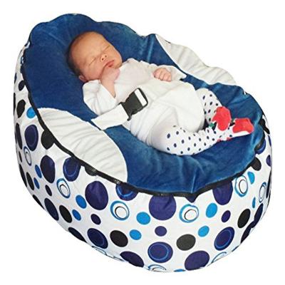 China Eco-friendly Velvet Modern Soft Cozy Newborn Crib Sleeping Baby Bean Bag Without Filling for sale