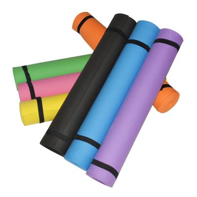 China High density simple washable natural environment friendly rubber yoga yoka mat for sale