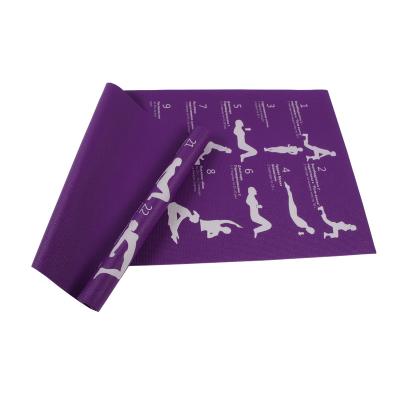 China Eco-friendly waterproof washable Pilates anti-skid durable and fitness wear-resisting foldable cheap yoka mat yoga mat for sale