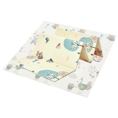 China Eco-friendly easy to store baby foldable blanket picnic xpe eco-friendly play crawling mat for playroom for sale