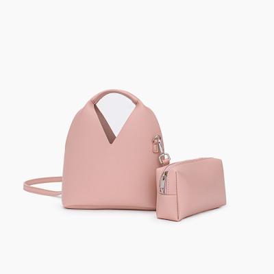 China 2022 Autumn fashion handbag pink PU cross fashion - body bags for girls suitable for outdoor shooting for sale