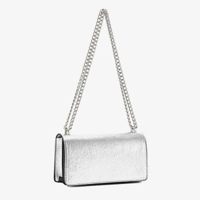 China 2022 new fashion cross - body bag for women's silver square women's bags cross - body shoulder bag for sale