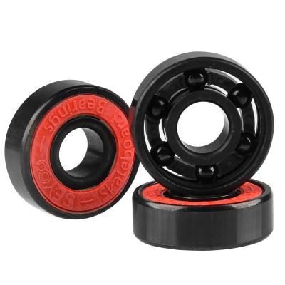 China Wholesale Custom Skateboard Logo High Precision Parts 608Z 608RS Ceramic Ball Skateboard Bearings for sale