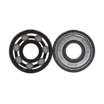 China Wholesale Custom Skateboard High Precision 608 8*22*7mm Ceramic Ball Skateboard Bearings for sale