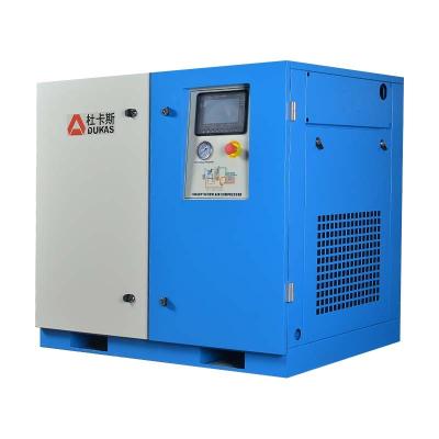 China Lubricated DUKAS 7.5Kw PM VSD Rotary Screw Air Compressor 10Hp Industrial Air Compressor for sale