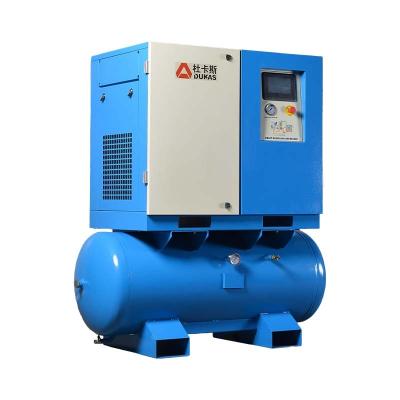 China Lubricated High Efficiency Energy Saving 7-10Bar Screw Compressor Industrial Screw Air Compressor for sale