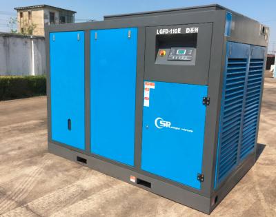 China a aleta giratória do compressor de ar do parafuso de 185Kw 250Hp lubrificada dirige conduzido à venda