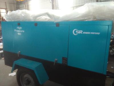 China van de Diesel van 215Cfm 100Psi Diesel Schroefcompressor Industriële Draagbare Compressor Te koop