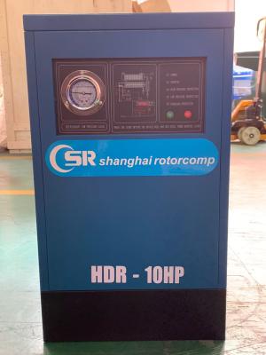 China Secador de ar refrigerado HDR-10HP com fusível Recom.HRC 16A e refrigerantes R134A com fluxo de volume de 1,5 Nm3/min à venda