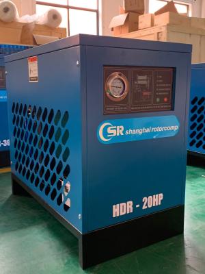 中国 HDR-20HP エネルギーを節約する冷却式空気乾燥装置 電気排水タイプと最大動作圧 1.05 MPa 販売のため