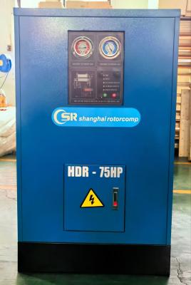 China Rotorcomp HDR-75HP Industrial-Grade Refrigerated Air Dryer for Superior Moisture Control and Energy Efficiency for sale