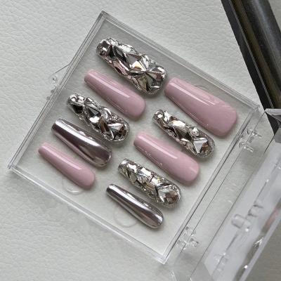 China 3D Fashionable Hot Selling Plastic Handmade Nails, Reusable Nails for sale