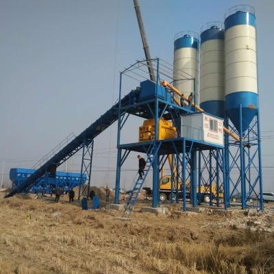 China Construction worksÂ   China factory for making concrete mixing plant with capacity 25m3/h~75m3/h for sale