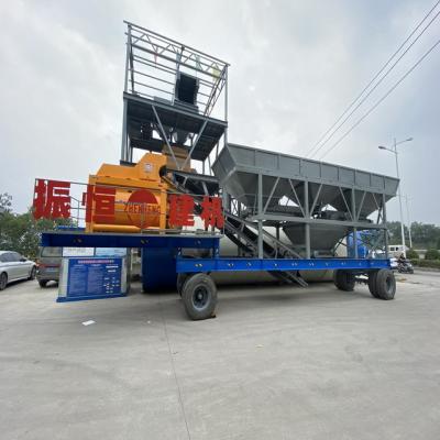 China Building Industry Mobile Concrete Batch Plant for sale