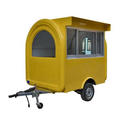 China electric pizza food truck trailer with fast food service and snack machine for sale