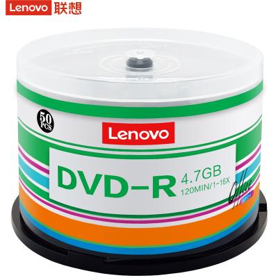 China Lenovo 50PCS Discs Cdr dvdr 4.7gb media dvd-r single layer blank music cd-r for sale