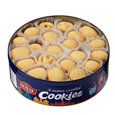 China Halal Royal Malaysia Chocolate Turkish Biscuits 908g Low Fat Danisa Royal Butter Cookies Tin Box for sale