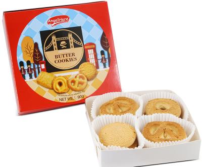 China Angelhere Low Fat Halal ISO Certificated Digestive Pastry Products Type Danish Elegant Butter Cookies And Cookie In Box Pack for sale