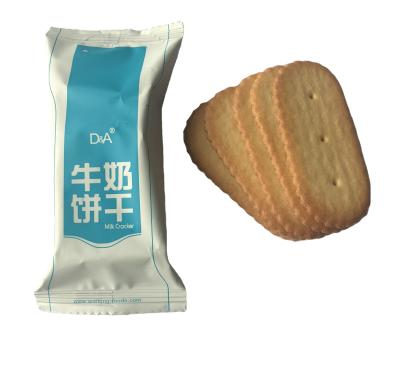 China Glucose Wholesale Delicious Milk Biscuit Crunchy Cookies 30g/pack Net Weight for sale