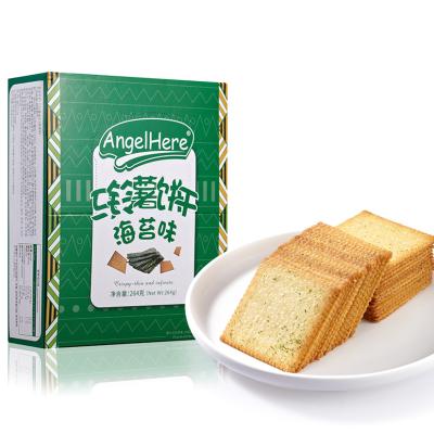 China 264G/PACK ISO/HACCP Certificated Low Fat Crispy Thin Potato Biscuits Seaweed Flavor for sale