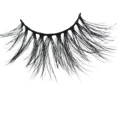 China 25-30 Times Latest Promotion Price Good Quality 25MM 3D Fluffy 100% Mink Eyelash With Private Label for sale