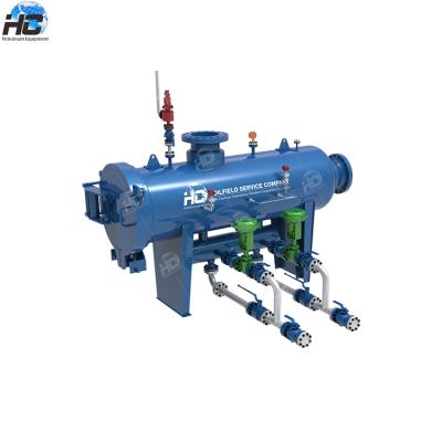 China Skid Mounted ASME 1440psi Horizontal Liquid Solids Filter Separator From China for sale