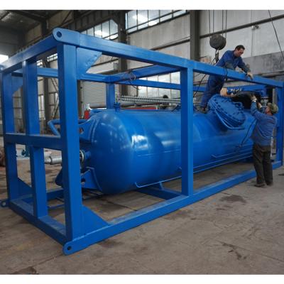 China energy & Mining Skid Mounted Vertical Tank Steel Pressure Vessel Buffer Tank for sale